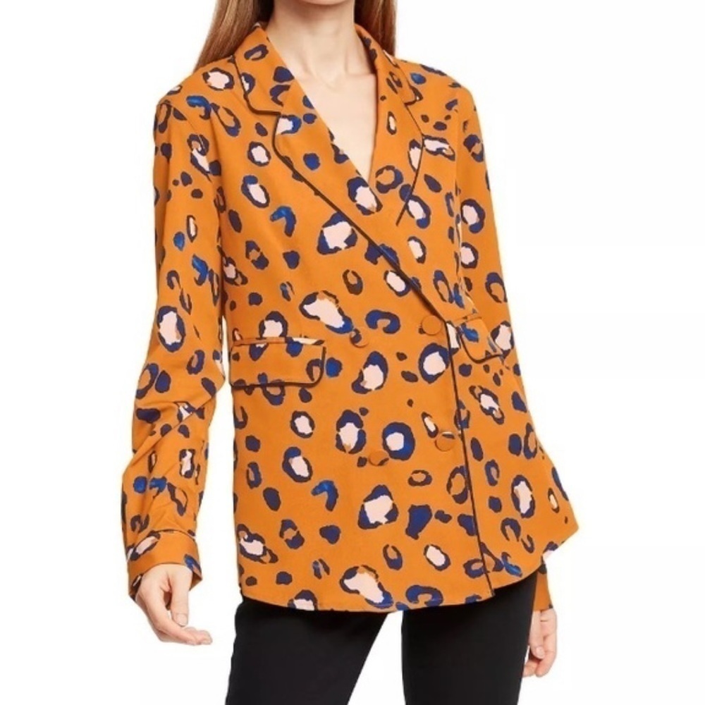 3.1 PHILLIP LIM for Target Leopard Print Blazer - Picture 2 of 8